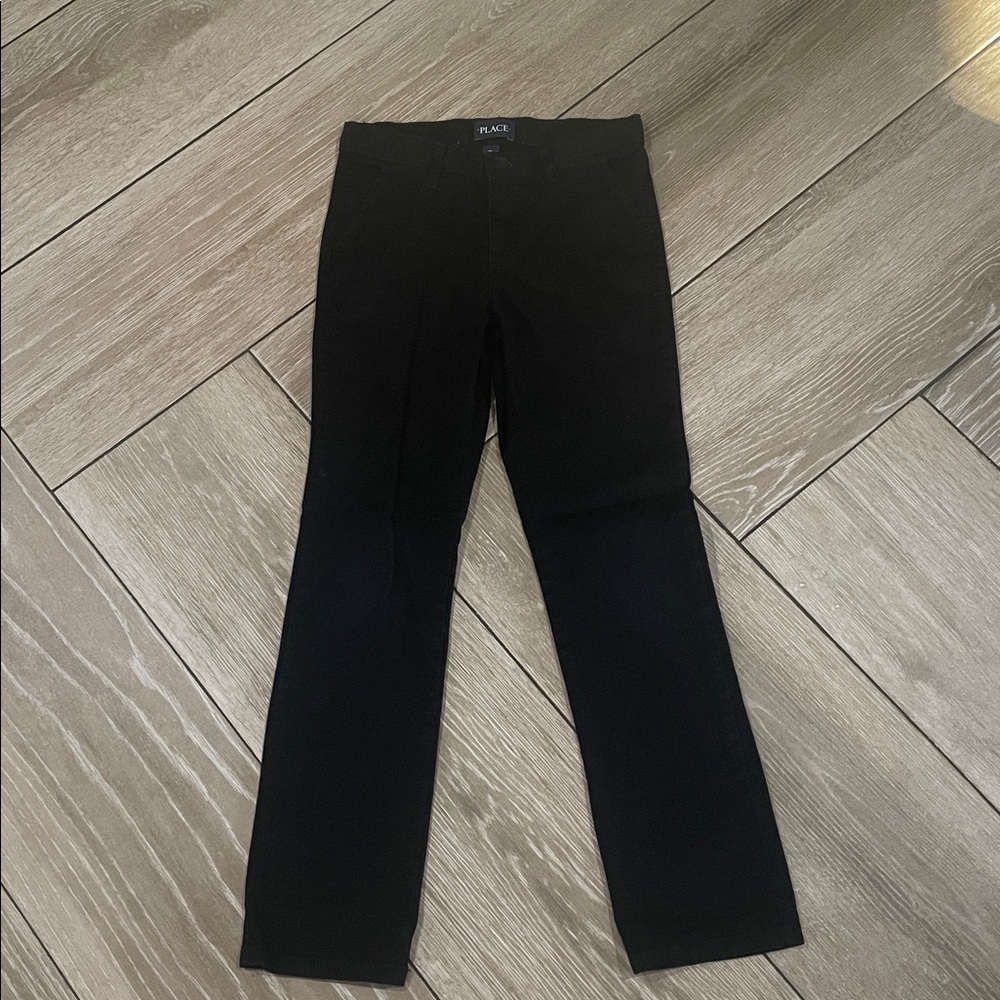 Children’s Place Place Sleek Black Trousers (E)